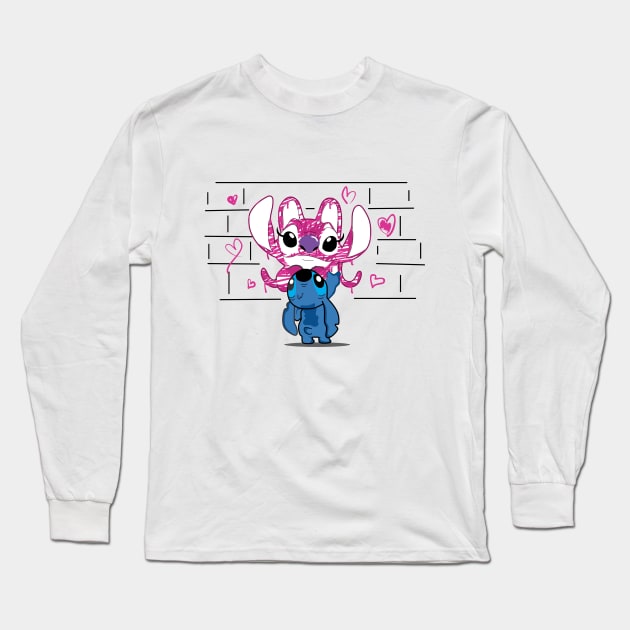 CAMISA PERSONALISADA OHANA Long Sleeve T-Shirt by Cryptocactos 